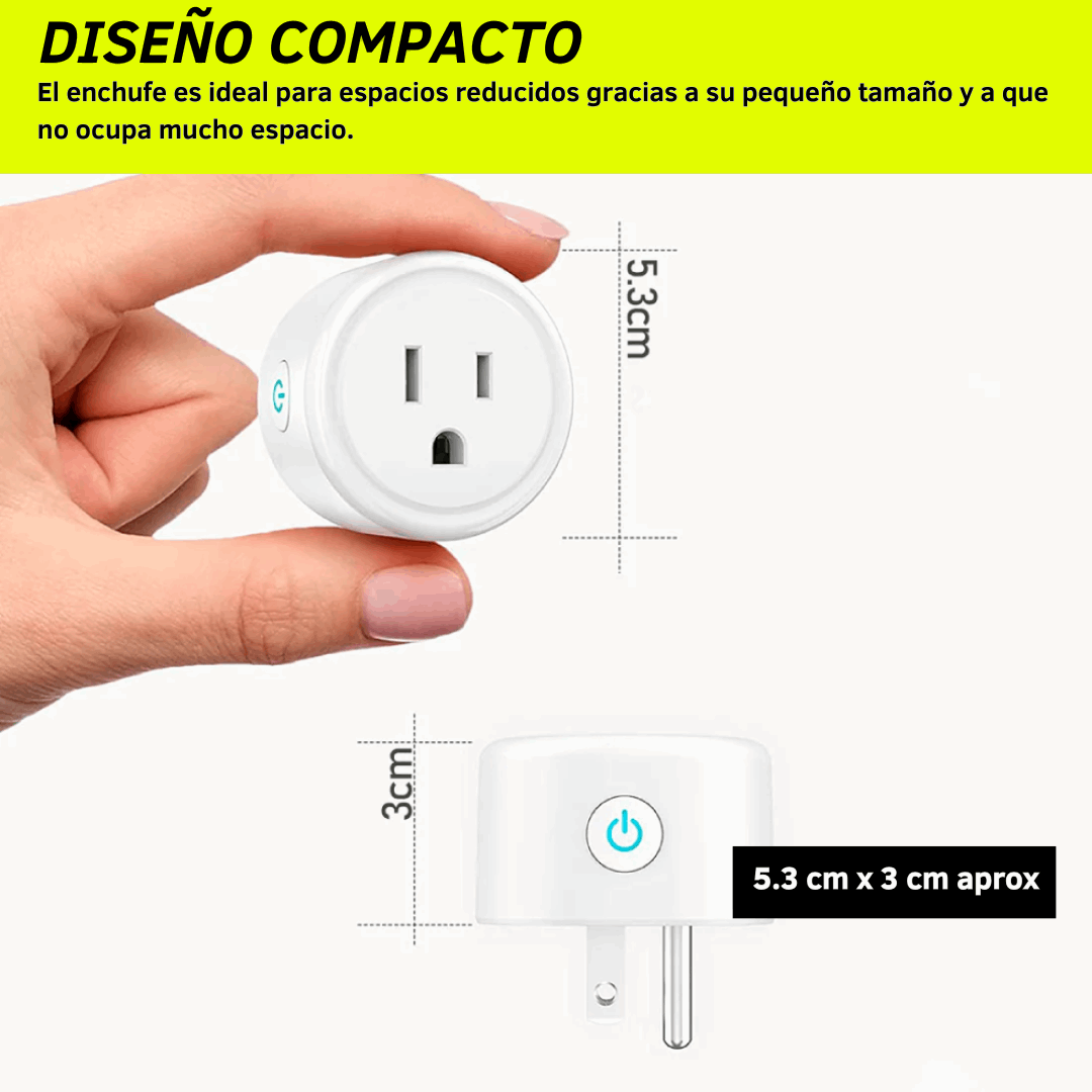 Enchufe Inteligente WiFi 110V app Tuya x 3