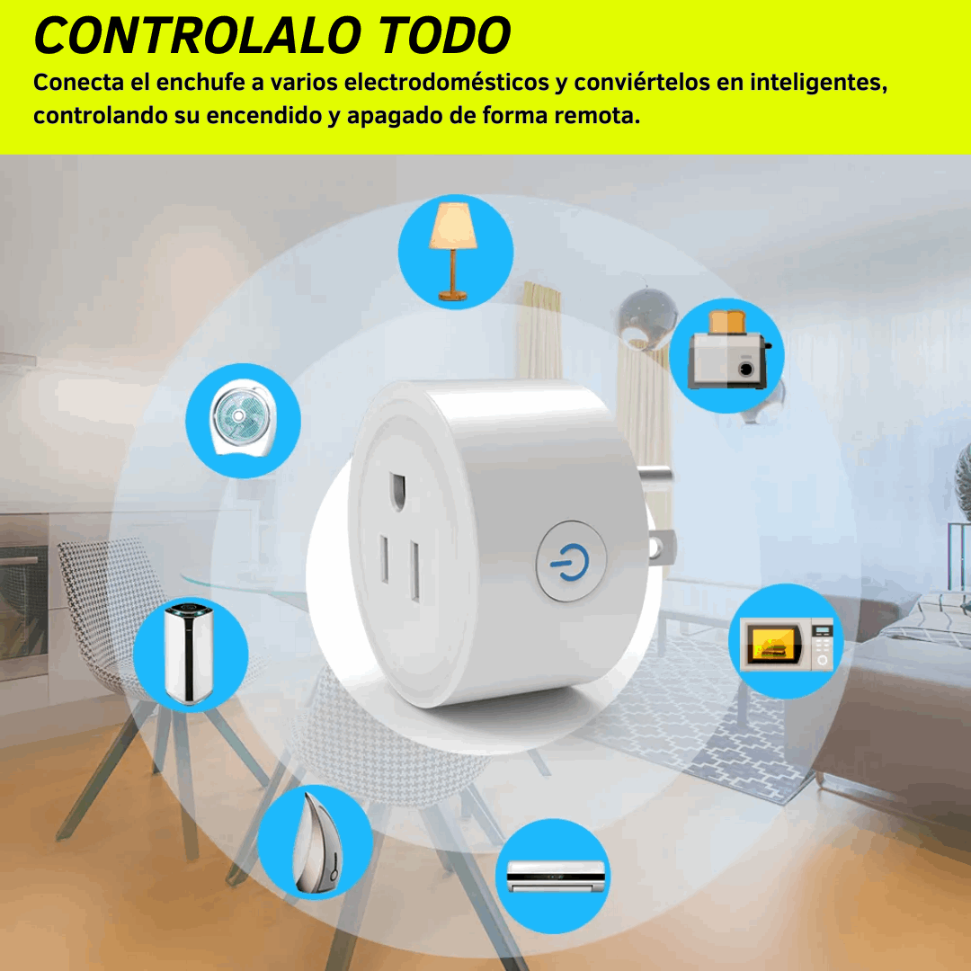 Enchufe inteligente WiFi 110V app Tuya x 1